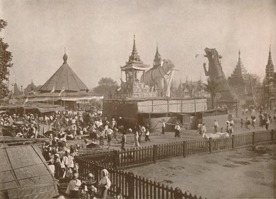 佛教创作场景。 -1900年，凤仪寺。 作者 不明