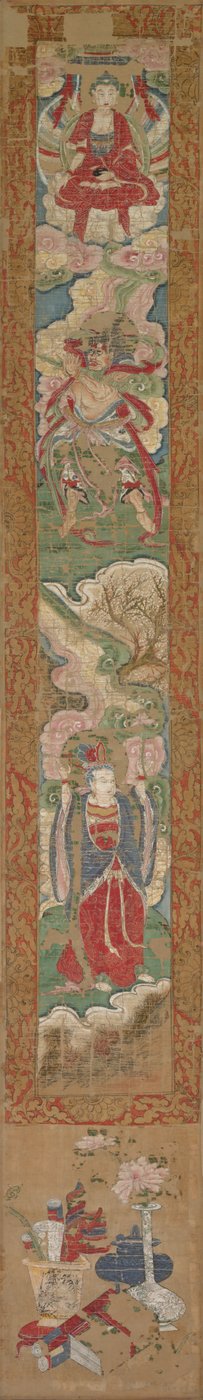 佛教小组，1300年代。 作者 不明