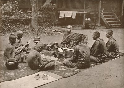 佛教僧侣，1900年。 作者 不明