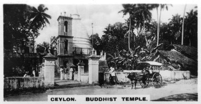锡兰佛教寺院，c1925 作者 不明