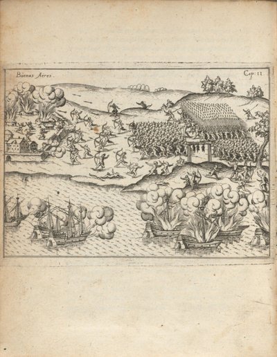 维拉历史上的布宜诺斯艾利斯... Ulrich Schmidel摄，1599年 作者 不明