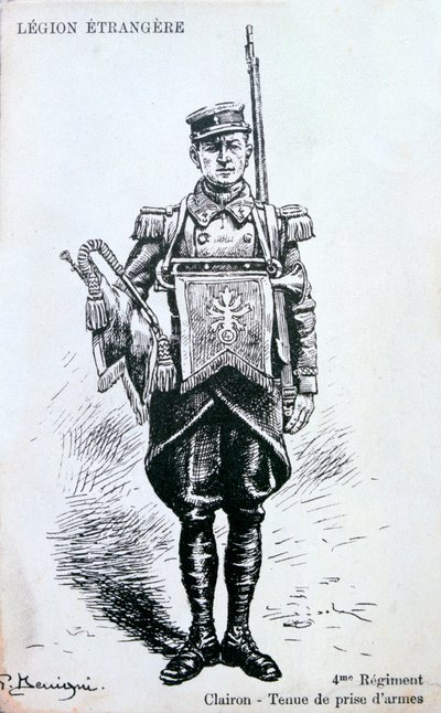 Bugler，20世纪法国外籍军团第4团 作者 不明