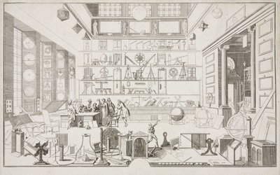 LE CLERC 先生的几何内阁 - 研究中心 科学院物理实验室，巴黎，c 1700 作者 不明