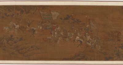 蔡文姬回国，16-17世纪。 作者 不明
