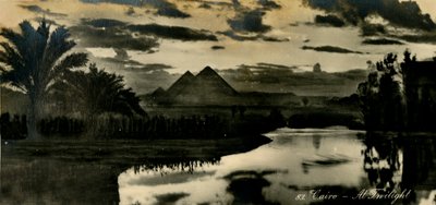 开罗-暮色，c1918-c1939。 作者 不明