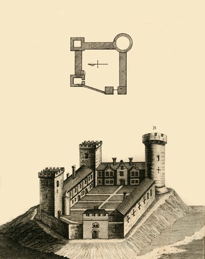 剑桥城堡，c1783。 作者 不明