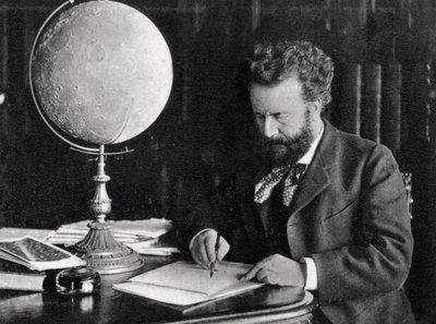 卡米耶·弗拉马里昂（Camille Flammarion），法国天文学家和作家，1890年 作者 不明