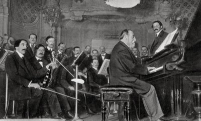 卡米尔·圣·桑斯（Camille Saint-Saens），法国作曲家，音乐家和指挥，1910年 作者 不明