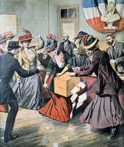 1908年比利时妇女选举运动 作者 不明