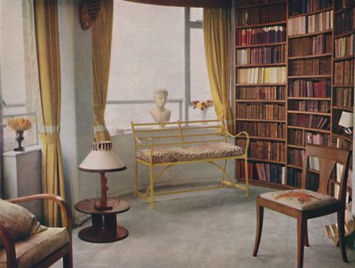 坎贝尔·格兰特（Campbell-Grant）：位于伦敦查特豪斯广场（Charterhouse Square）的汉弗莱·特克拉（Humphrey Thackrah）单位的客厅 作者 不明