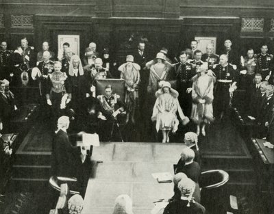 澳大利亚堪培拉。 1927年5月9日，Ma下宣布成立第一届联邦议会。 作者 不明