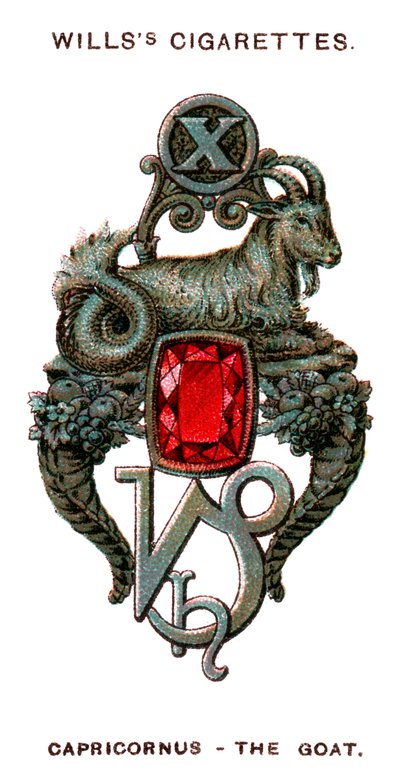 山羊座摩，座，1923年 作者 不明
