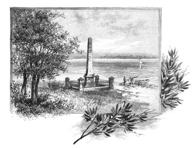 库克船长登陆地，澳大利亚新南威尔士州植物园，1886年 作者 不明