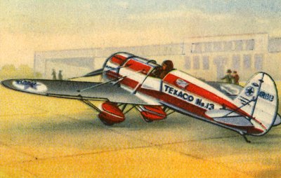 弗兰克·霍克斯（Frank Hawks）上尉旅行R型神秘飞机，1932年。 作者 不明