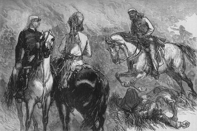 霍普·约翰斯通（Cape Johnstone）船长带来捕获新闻，c1880 作者 不明