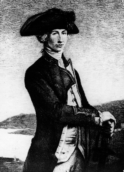 Horatio Nelson上尉，1777-1781年，十九世纪 作者 不明