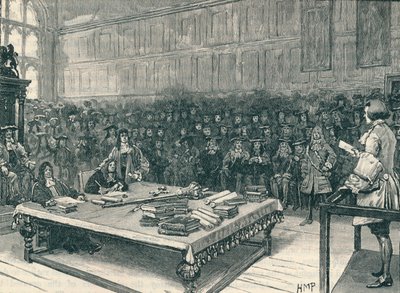 基德船长在下议院的酒吧前，1700年1905年 作者 不明