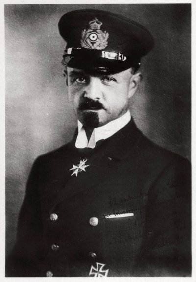 彼得·斯特拉瑟（Peter Strasser）上尉，德国飞艇机长，第一次世界大战，1916-1918年，1933年 作者 Unbekannt
