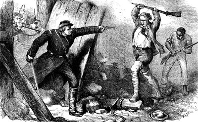 约翰·布朗（John Brown）在机舱被捕，c1880 作者 不明
