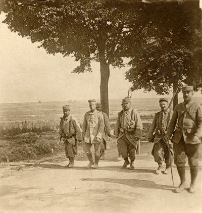 被俘的德国神枪手，法国北部香槟，c1914-c1918 作者 不明