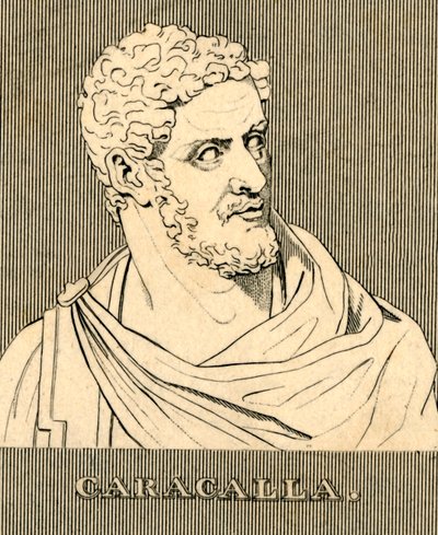 卡拉卡拉（Caracalla），公元188-217年，1830年。 作者 不明