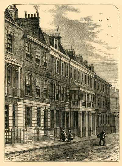 卡莱尔斯故居（Carlyles House），大奇恩街（Great Cheyne Row），c1876。 作者 不明