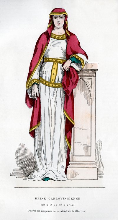 加洛林女王，7-10世纪1882-1884年 作者 不明