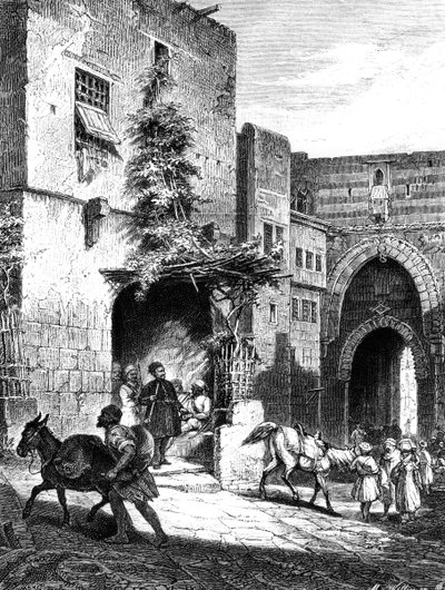 携带马梅卢克斯，1880年在开罗城堡 作者 不明