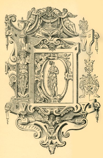 Cartouche，16世纪中叶，1881年。 作者 不明