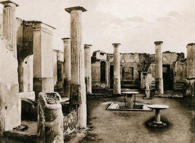 Casa di Marco Olconio，庞贝城，意大利，c1900s 作者 不明