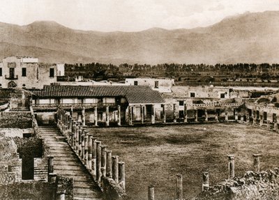 角斗士军营，意大利庞贝城，1900年代 作者 不明