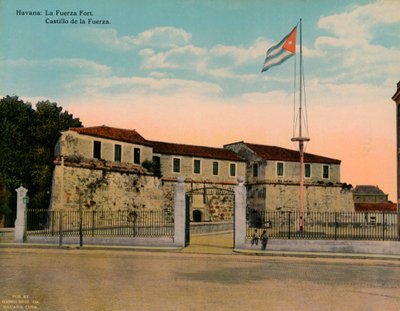 卡斯蒂略·德拉皇家富尔扎（Castillo de la Real Fuerza），古巴哈瓦那，大约1920 作者 不明