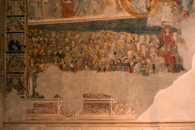 大教堂 (Catedral de Santa María)。 回廊。 小教堂（圣布拉斯）。 壁画。 作者 不明