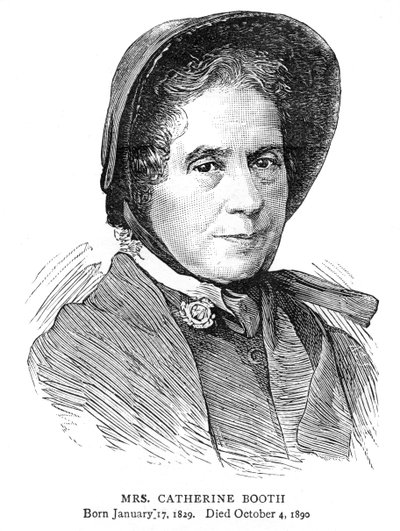 凯瑟琳·布斯（Catherine Booth），威廉·布斯（William Booth）的妻子，救世军的英国创始人，1890年 作者 不明