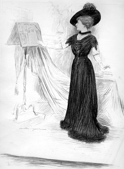 塞西尔·索雷尔（Cecile Sorel），法国女演员，1909年 作者 不明