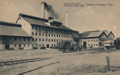 古巴卡马圭中央Vertientes糖厂，约1910年 作者 不明