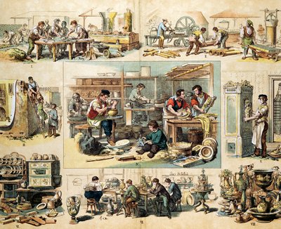 陶瓷工业，c1870 作者 不明