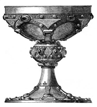 圣杯，据说是圣雷米人，1870年 作者 不明