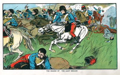 1854年10月25日，克里米亚战争，巴拉克拉瓦轻旅负责人，20世纪初 作者 不明
