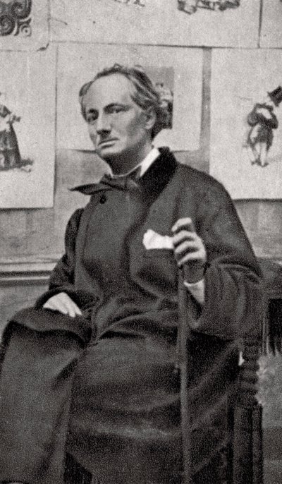 法国诗人和艺术评论家查尔斯·鲍德莱尔（Charles Baudelaire），1857年 作者 不明