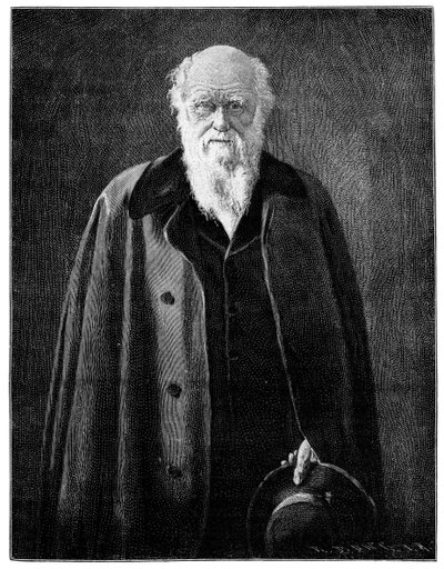 著名自然学家和思想家查尔斯·达尔文（Charles Darwin），1900年 作者 不明