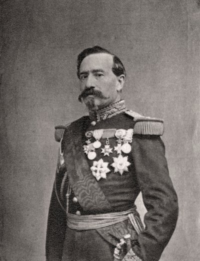 查尔斯·丹尼斯·鲍巴基（Charles Denis Bourbaki），法国士兵和将军，1868年 作者 不明
