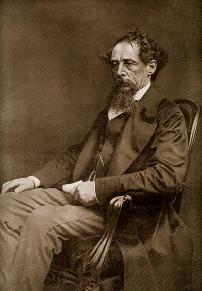 查尔斯·狄更斯（Charles Dickens），19世纪英国作家，1910年 作者 不明