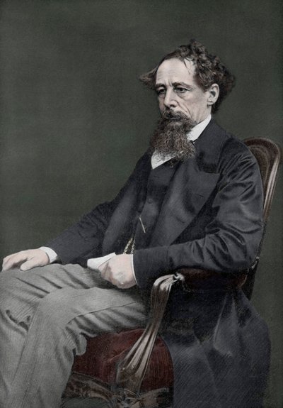 查尔斯·狄更斯（Charles Dickens），19世纪英国作家，1910年 作者 不明