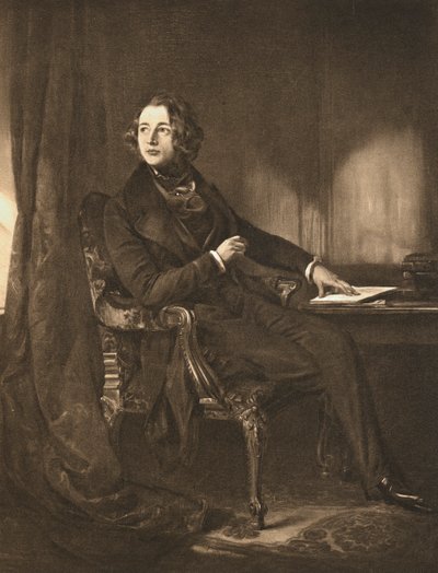 查尔斯·狄更斯（Charles Dickens），英国小说家和新闻工作者，c1836 作者 不明
