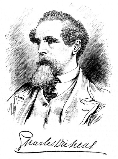 查尔斯·狄更斯（Charles Dickens），英国小说家和新闻工作者，c1860年代 作者 不明