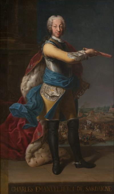 查尔斯·伊曼纽尔三世（Charles Emmanuel III）1701-1773，萨伏伊公爵和撒丁岛国王 作者 不明