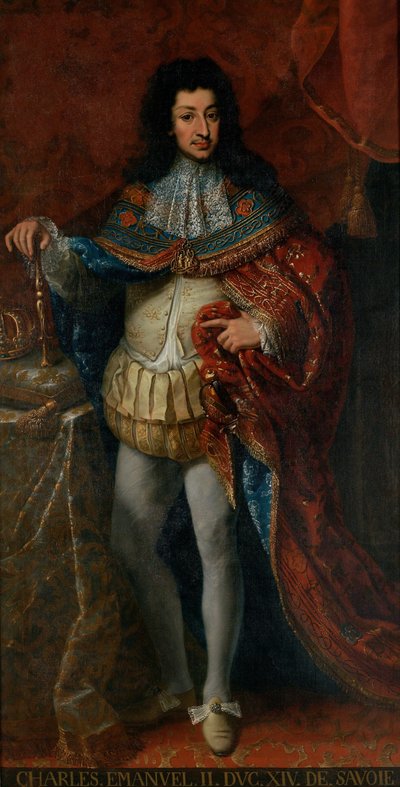 开胃菜的查尔斯·伊曼纽尔二世（1634-1675） 作者 不明