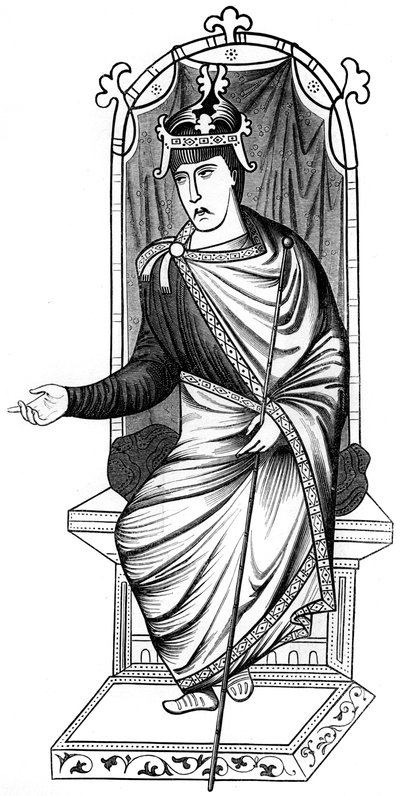 秃头查尔斯（Charles the Bald），9世纪，1849年 作者 不明