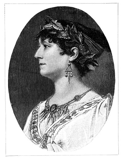 夏洛特·沃尔特（Charlotte Wolter），十九世纪奥地利女演员，1900年 作者 不明